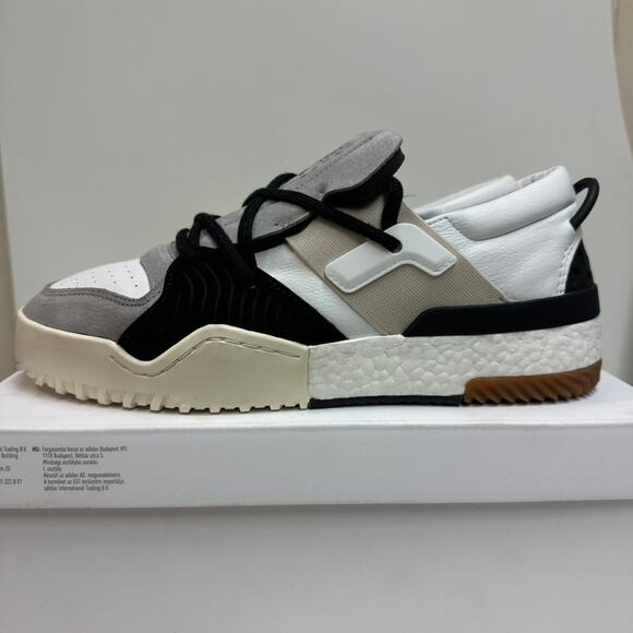 NIB NWT adidas Alexander Wang x AW BBall LO Grey Basketball Low Sneaker Mens 9.5 - Picture 1 of 9